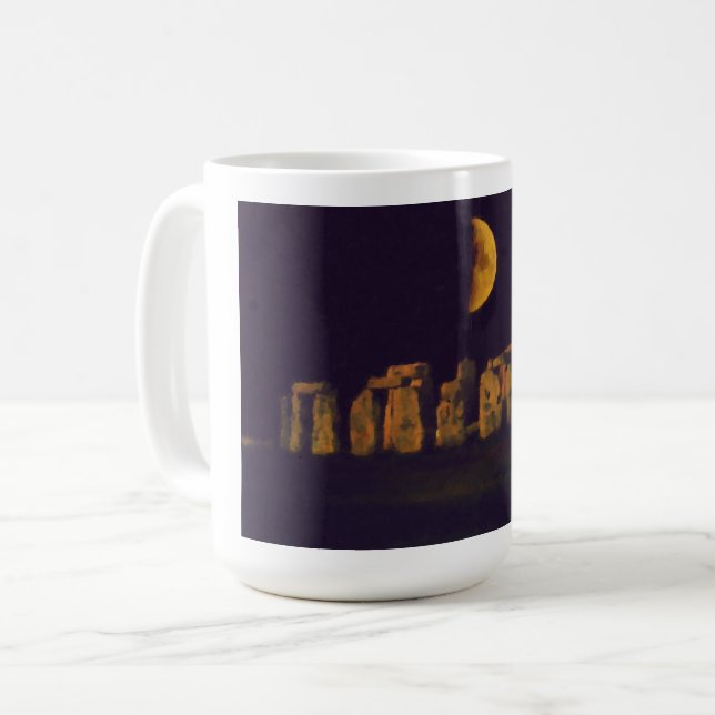Half Moon Henge Kaffeetasse (Vorderseite Links)