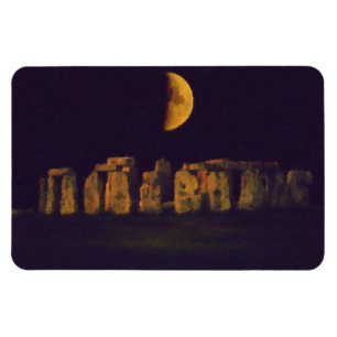 Half Moon Henge Magnet
