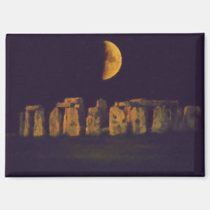 Half Moon Henge Magnet