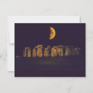 Half Moon Henge Postkarte