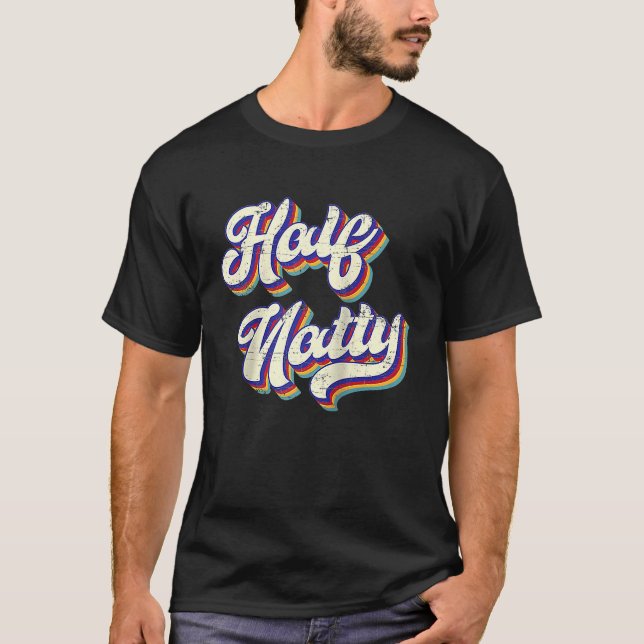 Half Natty Gym Fitness Bodybuilder Meme Raglan T-Shirt (Vorderseite)