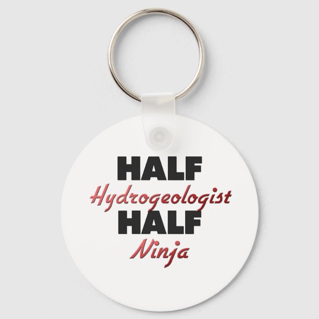 Half Ninja Hydrogeologin Schlüsselanhänger (Vorderseite)