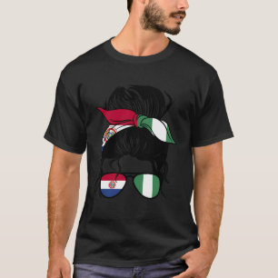 Half Paraguayan halb nigerianischen Mix Paraguay u T-Shirt