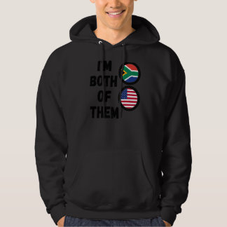 Half South African & American South Africa Heritag Hoodie
