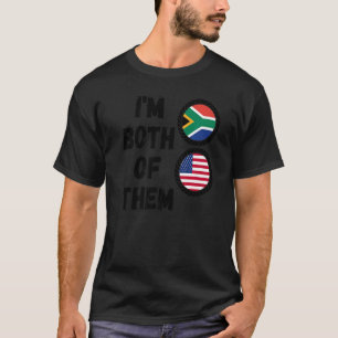 Half South African & American South Africa Heritag T-Shirt