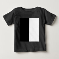 half white half black, half black half white