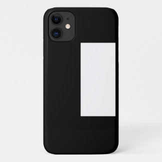 half white half black, half black half white Case-Mate iPhone hülle
