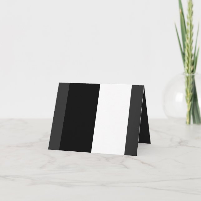 half white half black, half black half white karte (Vorderseite)