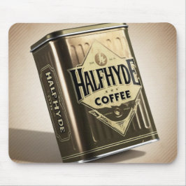Halfhyde Coffee Co Retro Kaffeetine Mousepad