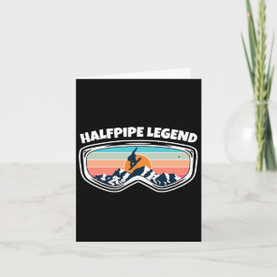Halfpipe Snowboarden Goggles As Halfpipe Snowboar Karte