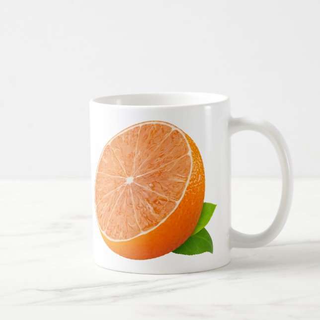 Hälfte der Mandarine Tasse (Rechts)
