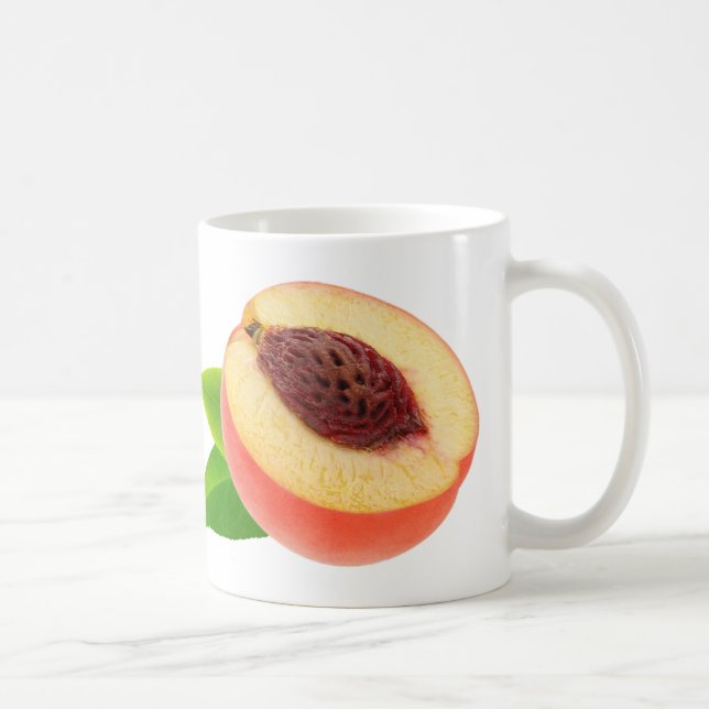 Hälfte der Pfirsich Tasse (Rechts)