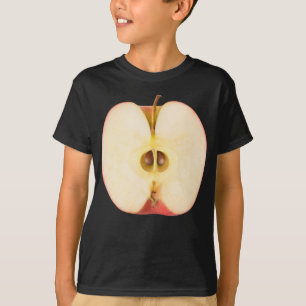 Hälfte des roten Apfels T-Shirt
