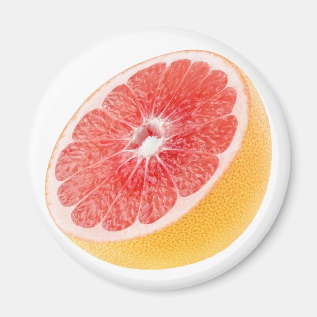 Hälfte Grapefruits Magnet (Vorne)