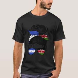 Hälfte Honduran Half Kenyan Mix Honduras und Kenia T-Shirt