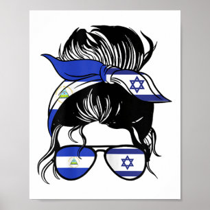 Hälfte Nicaraguan Hälfte israelischen Mix Nicaragu Poster