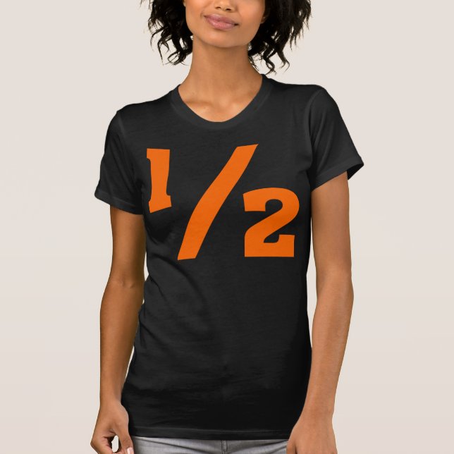 Hälfte - Orange T-Shirt (Vorderseite)