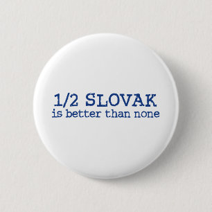 Hälfte Slowakisch Button