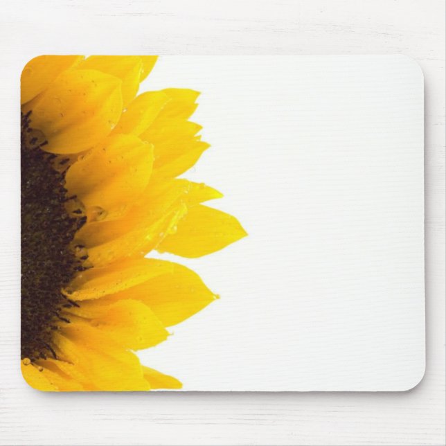 Hälfte Sonnenblume- Mousepad (Vorne)