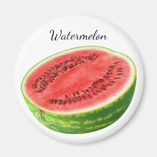 Hälfte Wassermelone Magnet