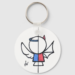 Hälften Schlüsselanhänger