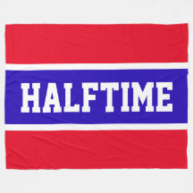 HALFTIME Bright Sporty Red White Stripes