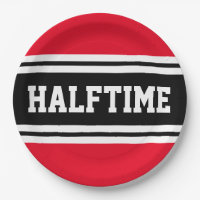HALFTIME Helle Red Schwarz-weiß Football Strips