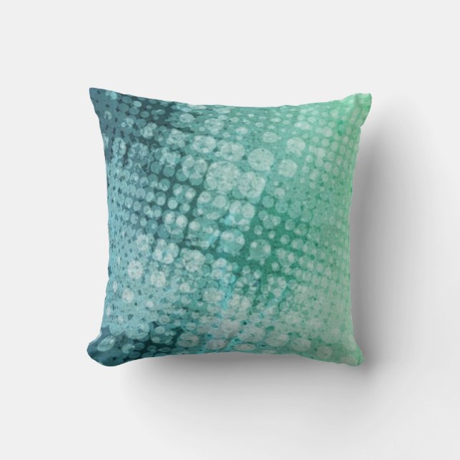 Halfton Pop Mint Green Kissen (Vorderseite)