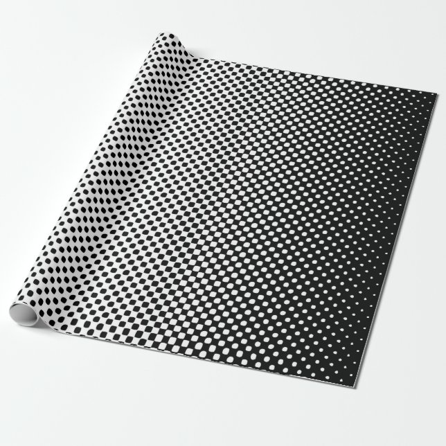 Halftone Gradient Wrapping Paper Geschenkpapier (Ungerollt)