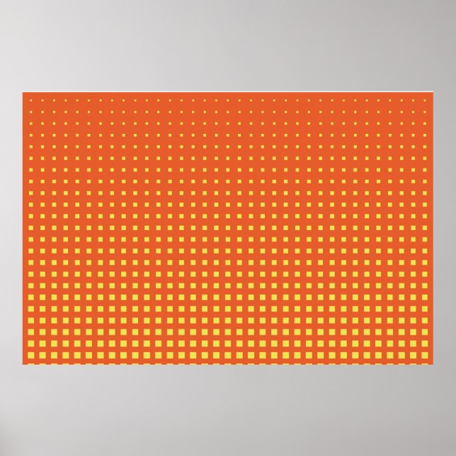 Halftone Hintergrund. Comic-Stil. Abstrakte Geomet Poster (Vorne)