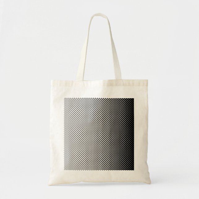 Halftone Muster Gradient Totbeutel Tragetasche (Vorne)