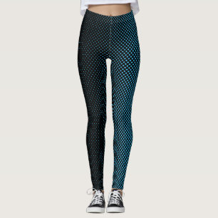 Halftone Vector Diamond Muster Thunder_Cove Leggings