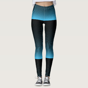 Halftone Vector Diamond Muster Thunder_Cove Leggings