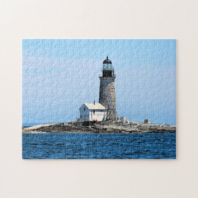 Halfway Rock Lighthouse, Maine Jigsaw Puzzle (Horizontal)
