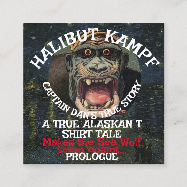 Halibut Kampf Captain Dans Prolog Begleitkarte (Vorderseite)