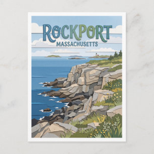 Halibut Point State Park Rockport Massachusetts Postkarte