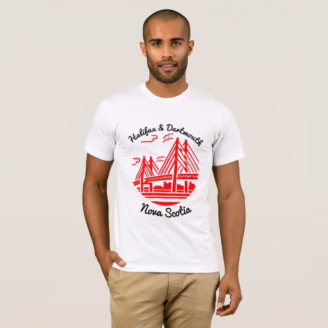 Halifax and Dartmouth Nova Scotia Shirt bridge (Vorne ganz)