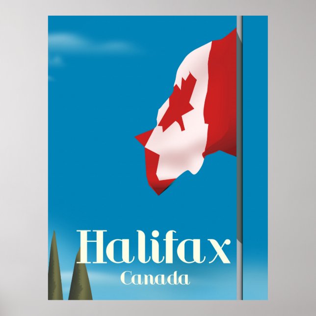 Halifax Canada Travel Poster (Vorne)