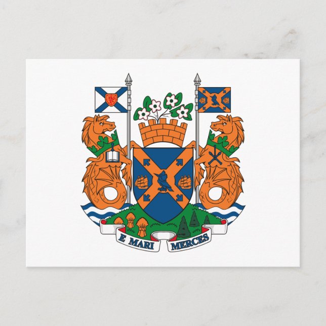 Halifax Coat of Arms Postcard Postkarte (Vorderseite)
