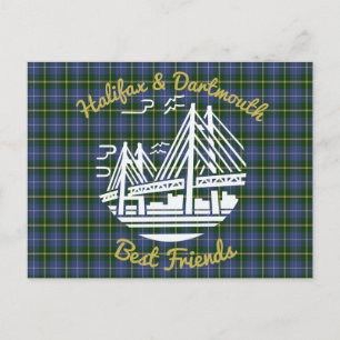 Halifax & Dartmouth Best friends buds Postkarte