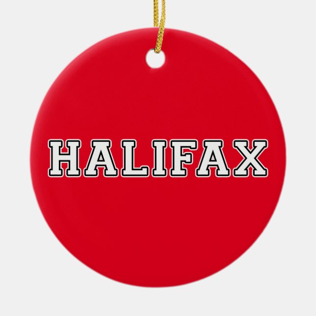 Halifax Keramik Ornament (Vorne)