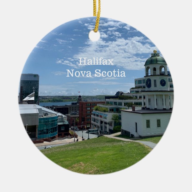 Halifax Nova Scotia Keramik Ornament (Vorne)