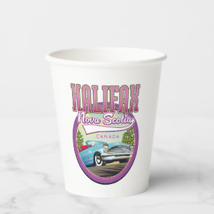Halifax Nova Scotia Reiselogo Pappbecher