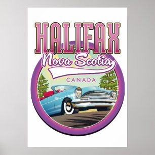 Halifax Nova Scotia Reiselogo Poster