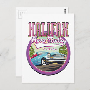 Halifax Nova Scotia Reiselogo Postkarte