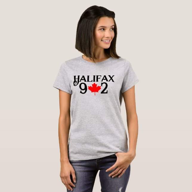 Halifax Nova Scotia Shirt 902 Editable (Vorne ganz)