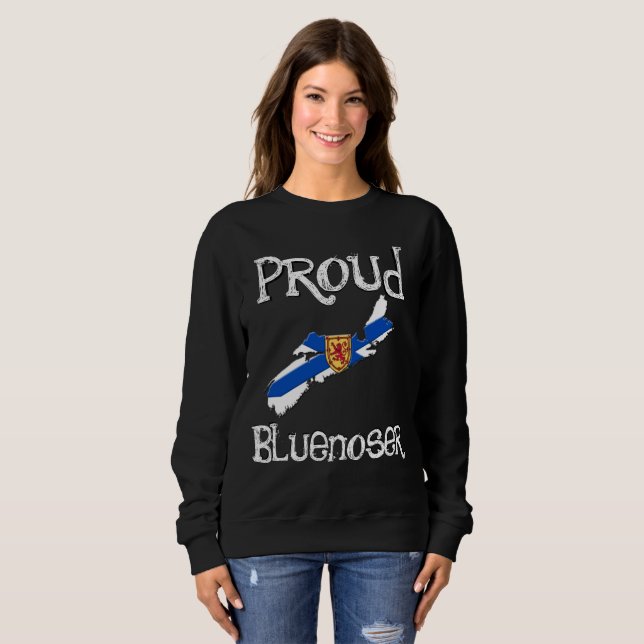 Halifax Nova Scotia Sweater Proud Bluenoser Sweatshirt (Vorne ganz)