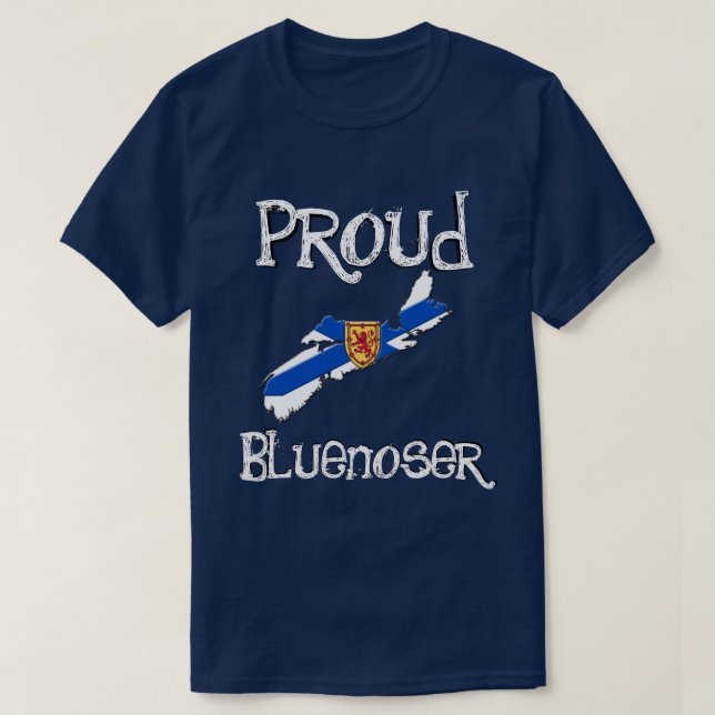 Halifax Nova Scotia T - Shirt Proud Bluenoser (Design vorne)