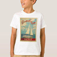 Halifax Sailboat Vintage Travel Kanada