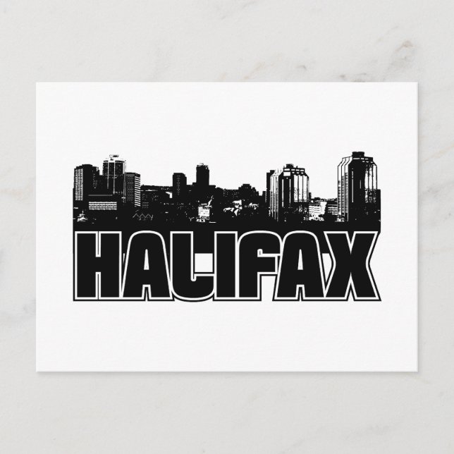 Halifax Skyline Postkarte (Vorderseite)